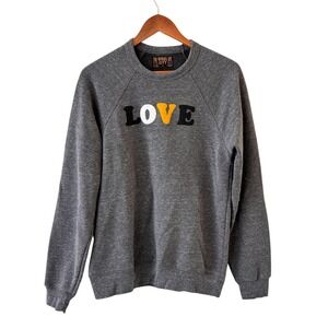 Steel City Sweatshirt Womens Size M LOVE Graphic Pittsburgh Steelers Athleisure